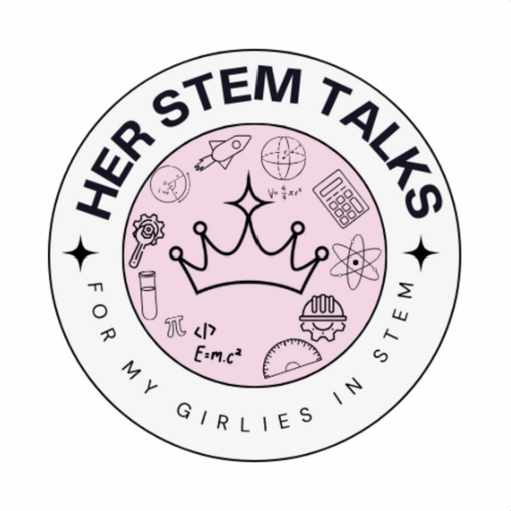 Her STEM Talks podcast artwork.